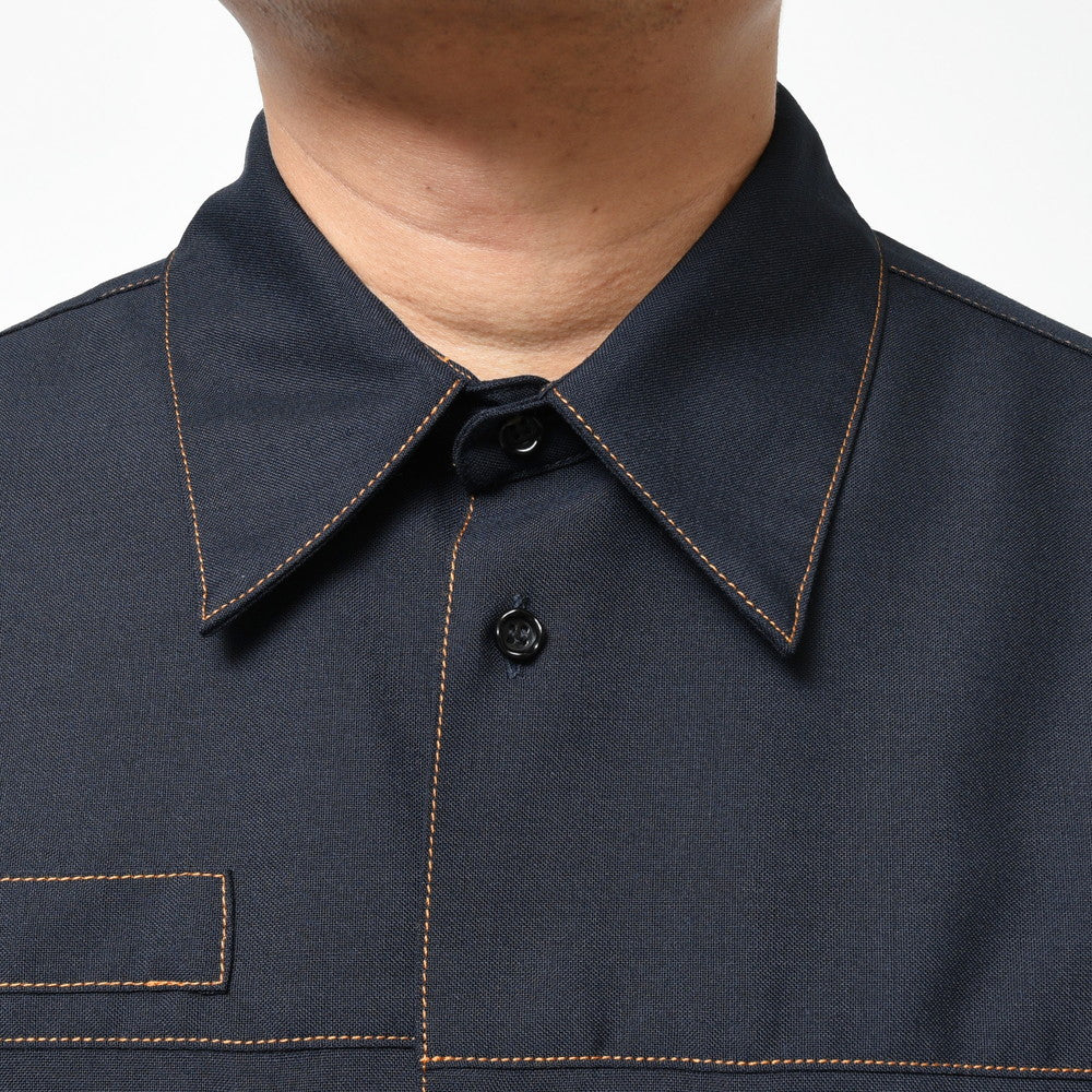 MARNI（マルニ） ウールトロピカルワークシャツ CUMU0016A1 TW839