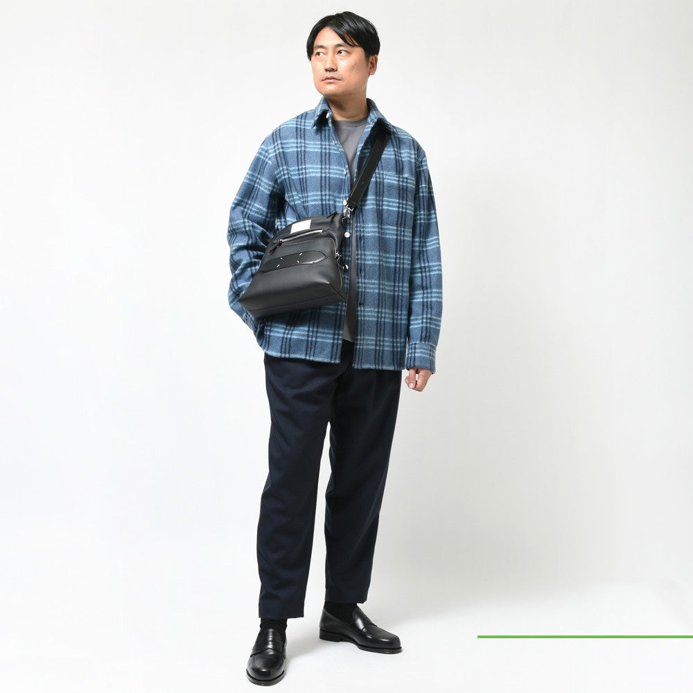 MARNI（マルニ） ポリエステルアクリルウールパイルチェックシャツ CUMU0212A2 UTP729