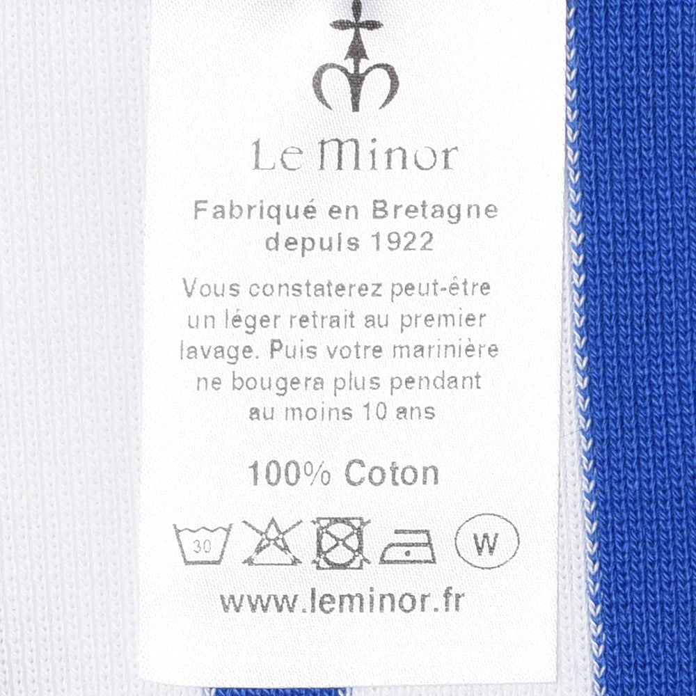 Le Minor（ル ミノア） コットンパネルボーダーL/Sボートネックバスクシャツ 61410F