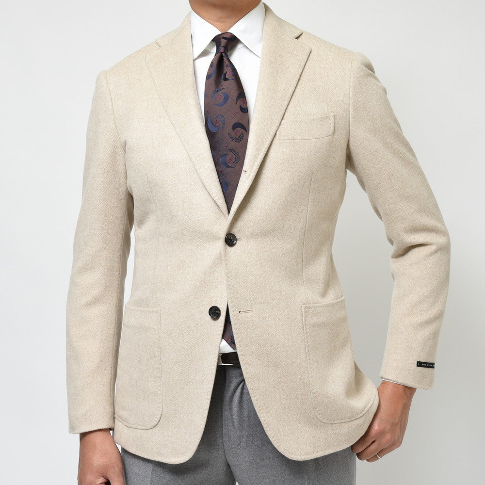 guji（グジ） カシミアフランネル3Bジャケット GUJ-02F（MADE BY RING JACKET / LoroPianaファブリック使用)【秋/冬】