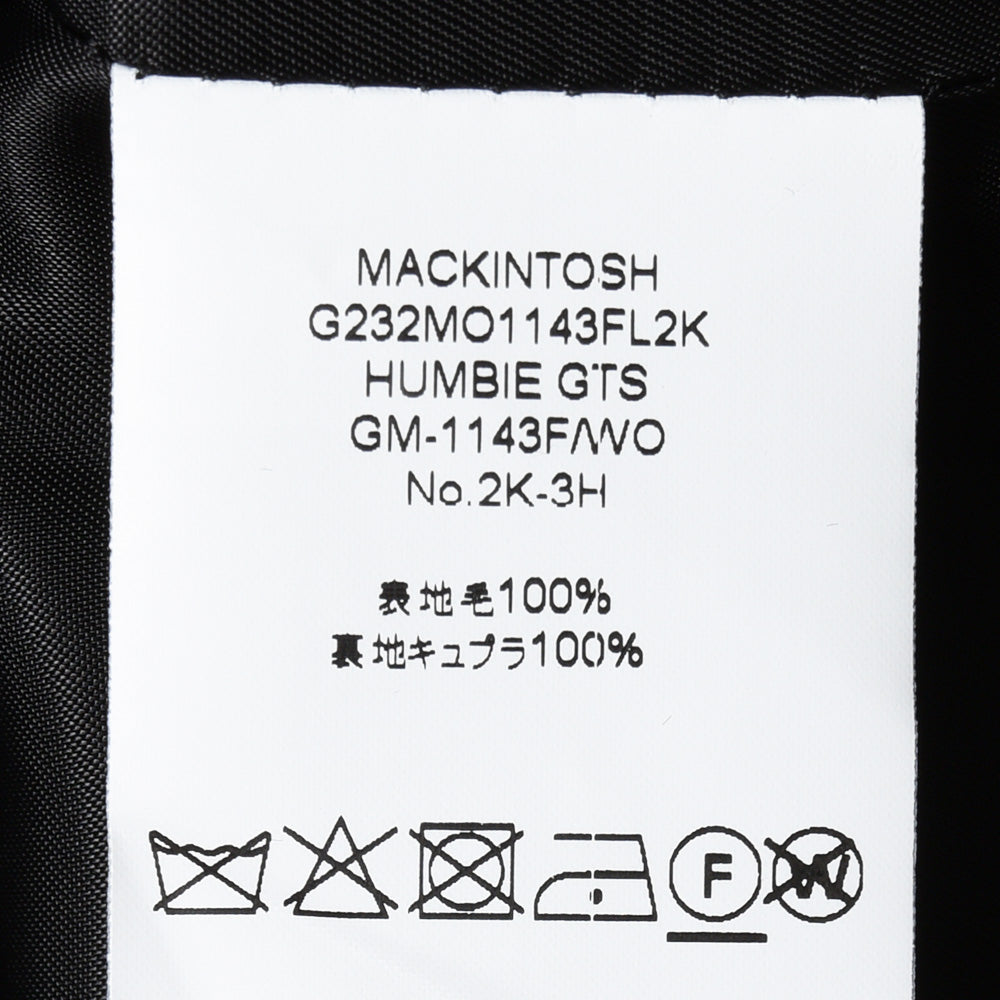 MACKINTOSH（マッキントッシュ） HUMBIEハンビー ウールソフトメルトンオーバーサイズドバルカラーコート G232MO1143BFL2K