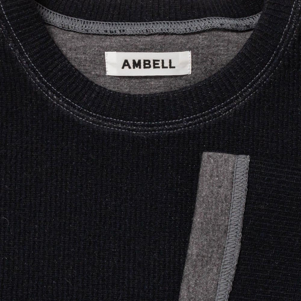 AMBELL(アンベル)<BR>00044 ダブルフェイスニットソー ワンピース