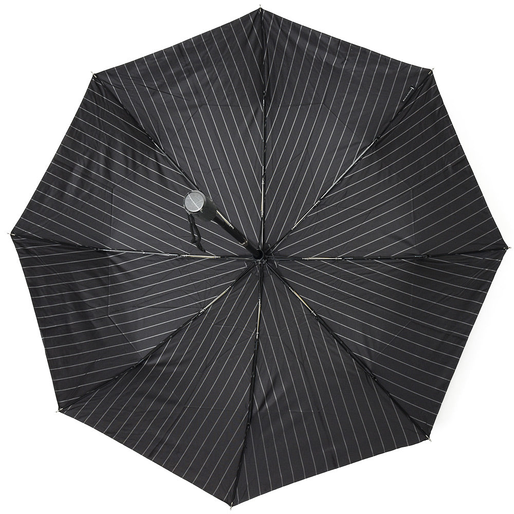 MACKINTOSH（マッキントッシュ） UVカットポリエステルチョークストライプフォールディングアンブレラ AYR UMBRELLA