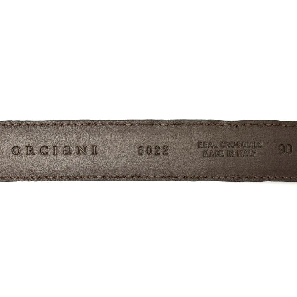 ORCIANI（オルチアーニ） グレージングクロコダイルベルト U08022/519-10081001