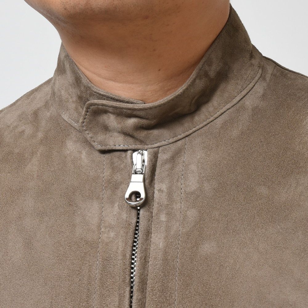 Cinquanta（チンクアンタ） ゴートスエードスタンドカラーシングルライダース H502/1-2011/2012