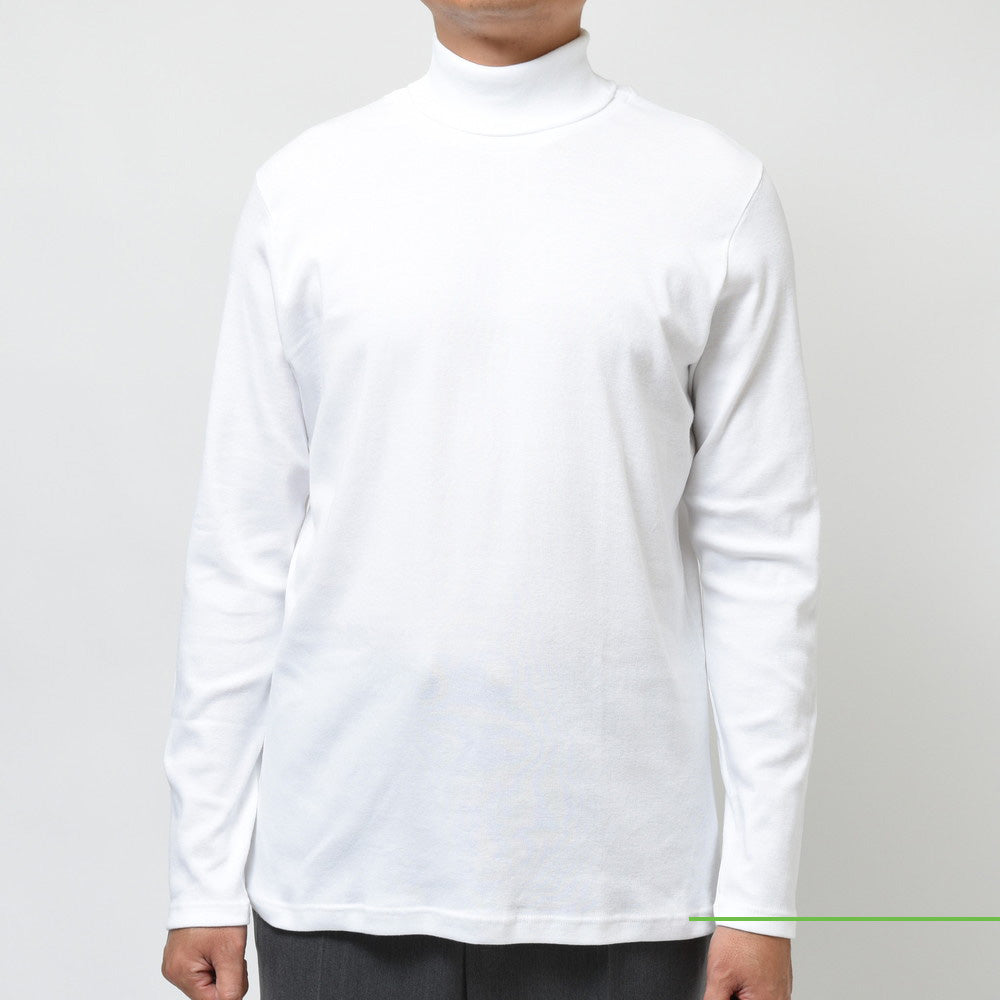 MAISON CORNICHON（メゾン コルニション) コットンフライスタートルネックL/Sカットソー
