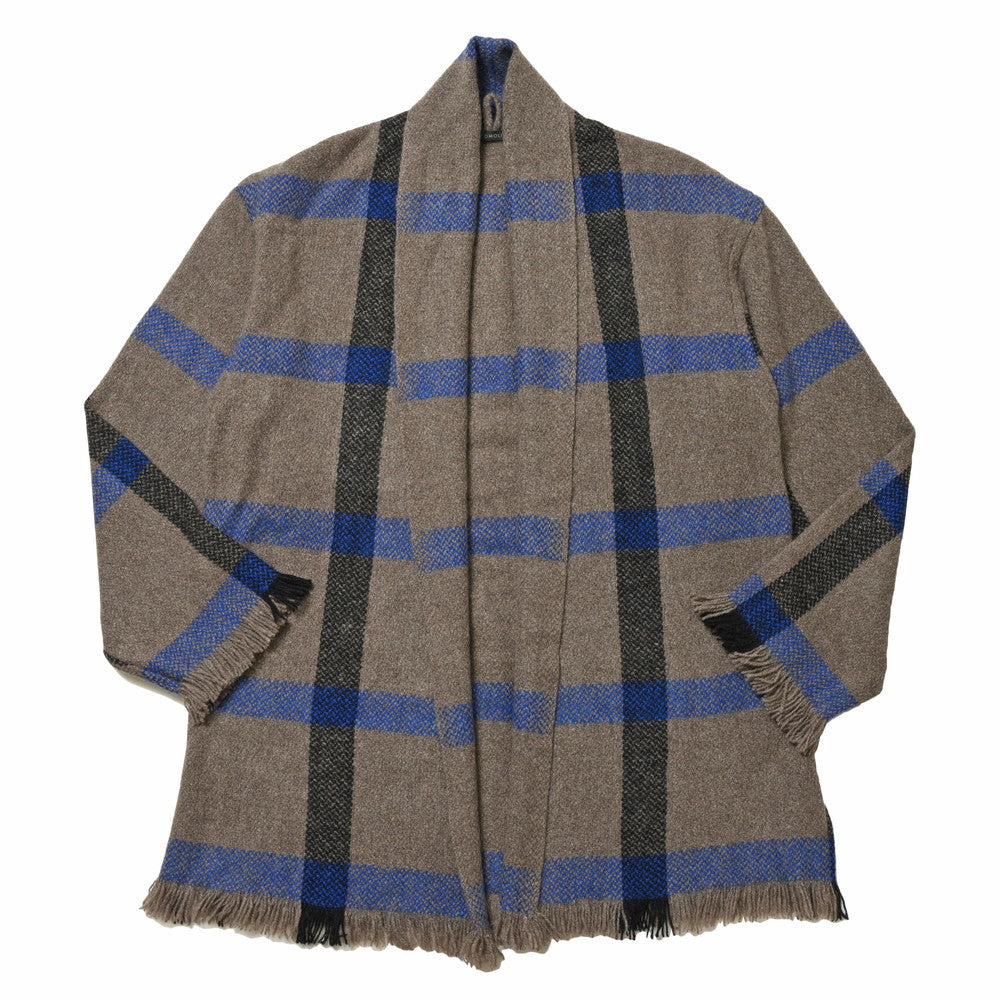 COMOLI（コモリ）×Norlha（ノラ） ヤクウールウィンドーペーンストールジャケット NOMAD NETS