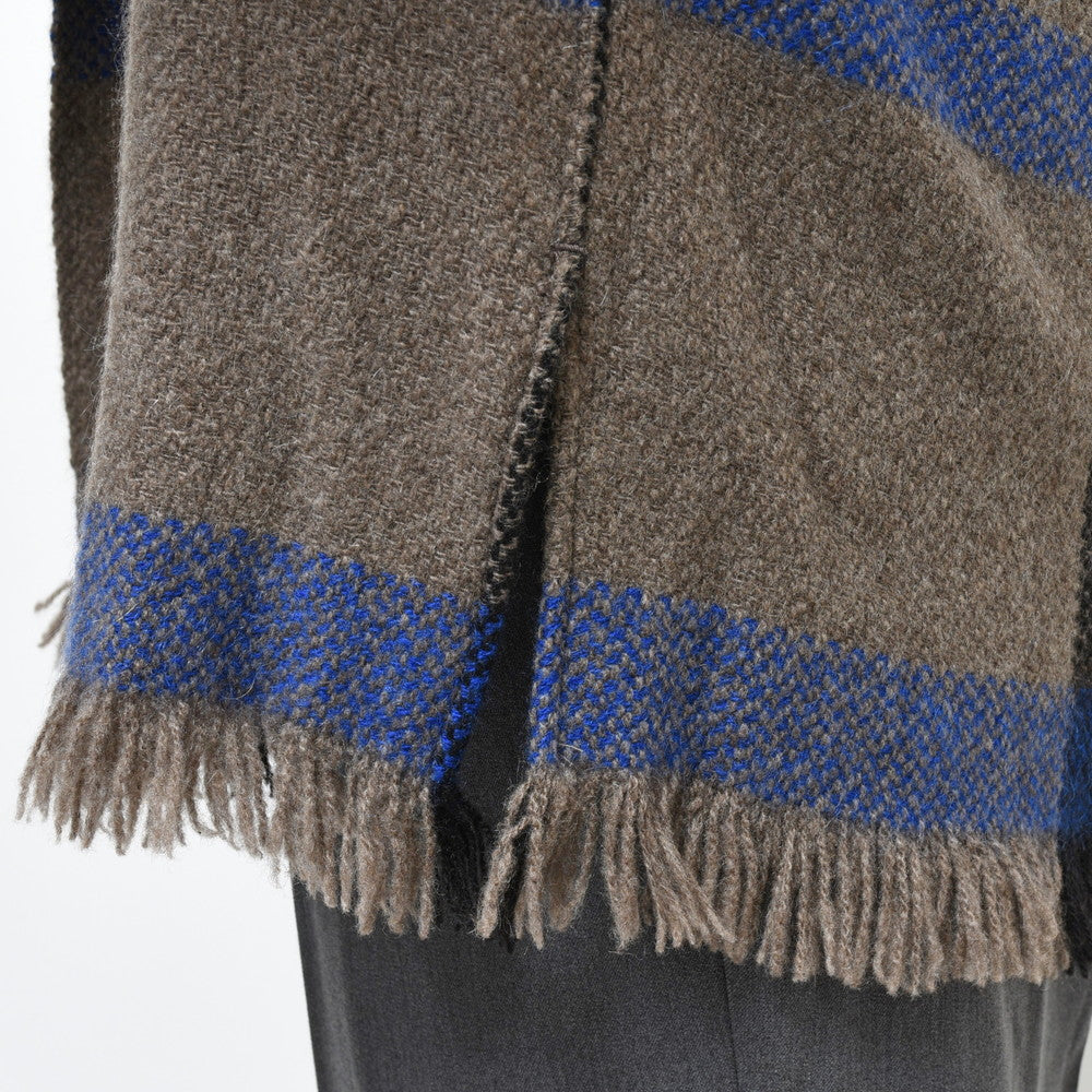 COMOLI（コモリ）×Norlha（ノラ） ヤクウールウィンドーペーンストールジャケット NOMAD NETS