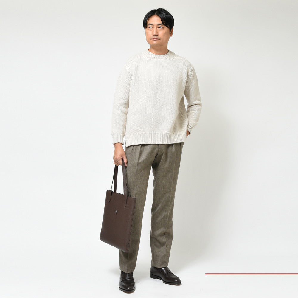 BEGG X CO（ベグ アンド コー） WILLOWウィロー ローゲージカシミアクルーネックニット