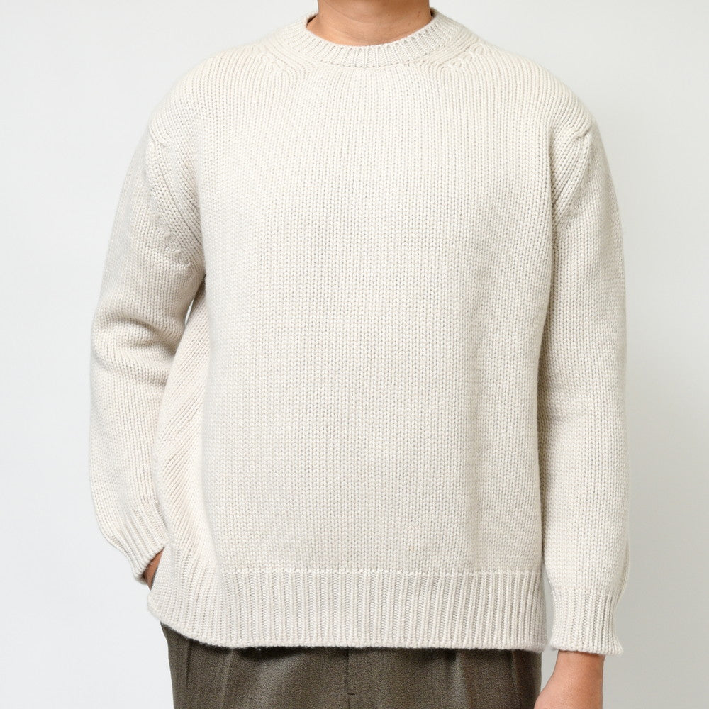 BEGG X CO（ベグ アンド コー） WILLOWウィロー ローゲージカシミアクルーネックニット