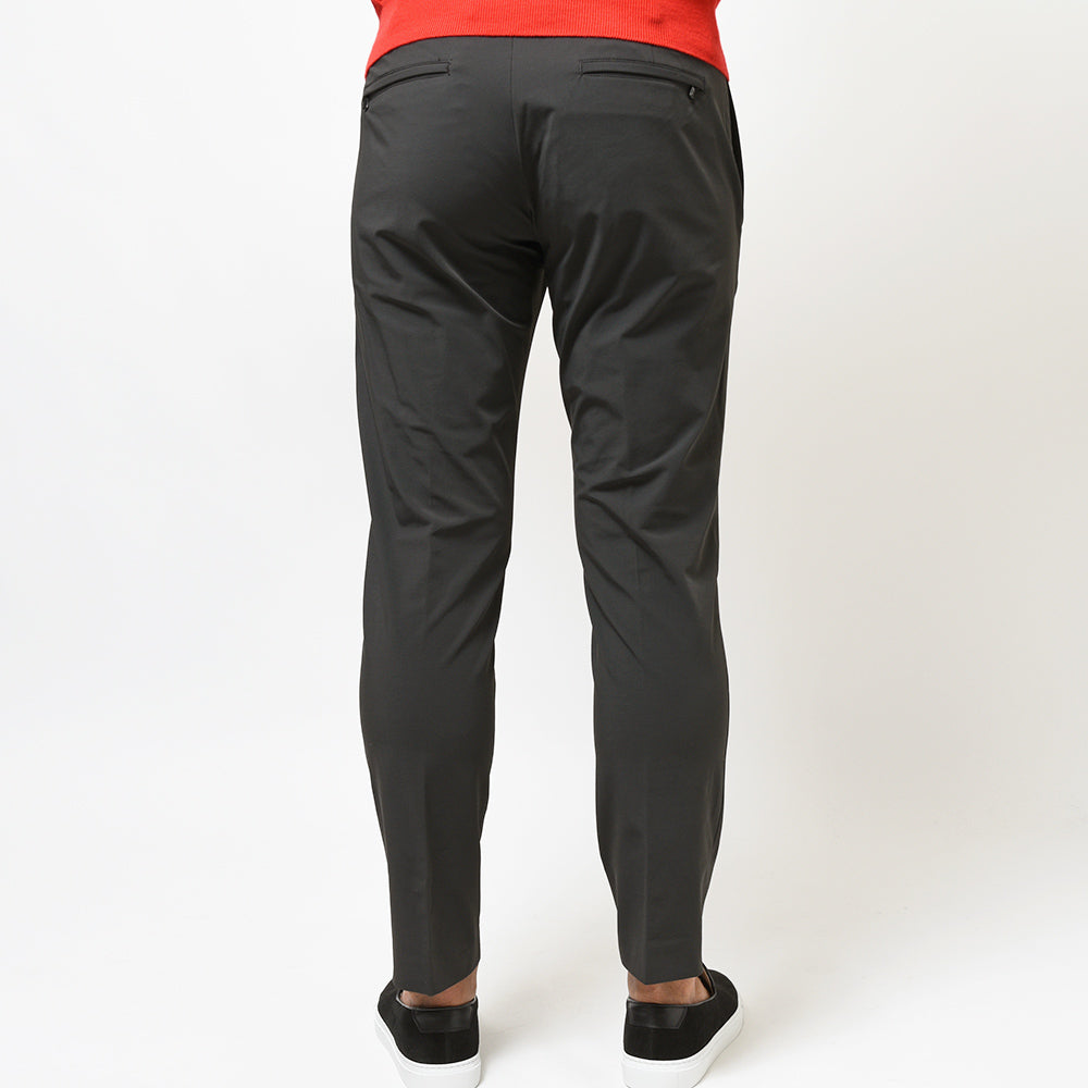 PT TORINO ピーティー トリノ Active コットン ナイロン ストレッチ ノープリーツ パンツ EPSILON BACK ZIP