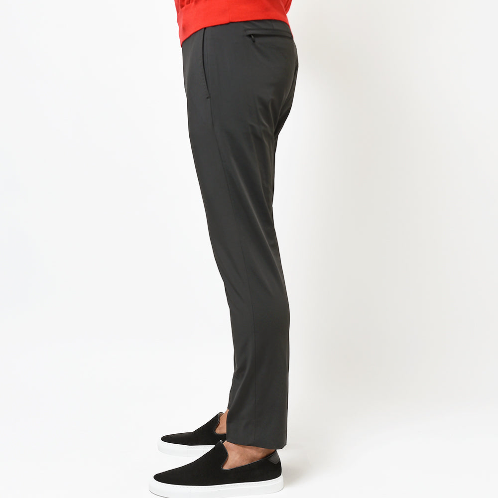 PT TORINO ピーティー トリノ Active コットン ナイロン ストレッチ ノープリーツ パンツ EPSILON BACK ZIP