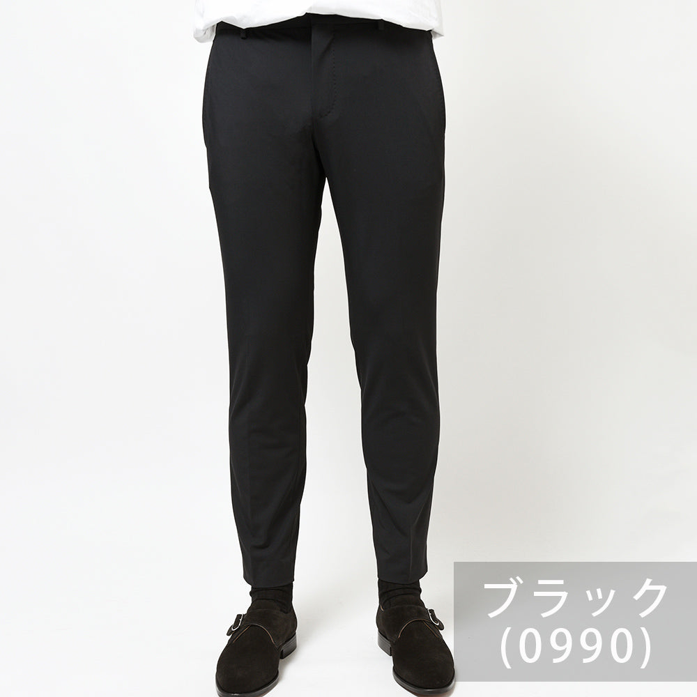 PT TORINO ピーティー トリノ Active コットン ナイロン ストレッチ ノープリーツ パンツ EPSILON BACK ZIP