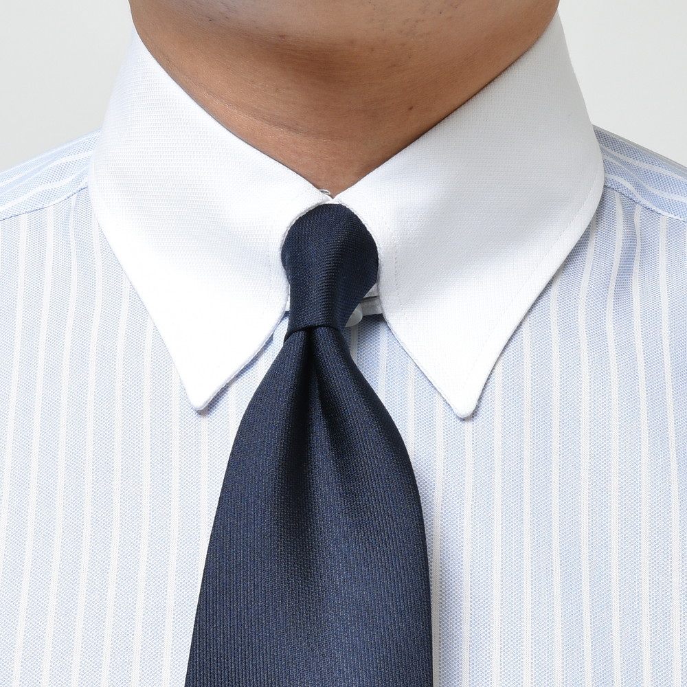 BARBA（バルバ） TAB コットンピンオックスストライプタブカラーシャツ 487-81451