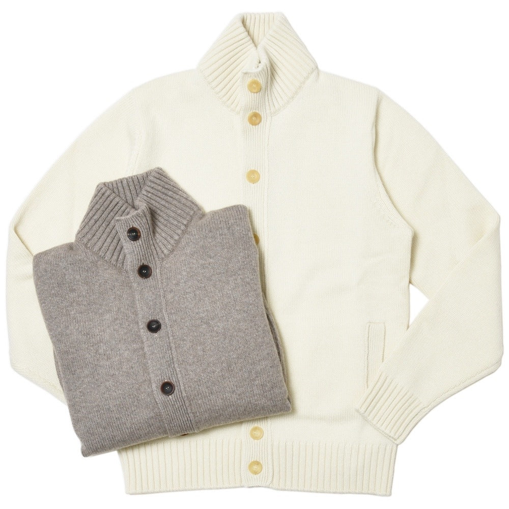 ZANONE（ザノーネ） 5ゲージカシミアスタンドカラーニットカーディガン CHIOTO SLIM FIT/812519/ZK117