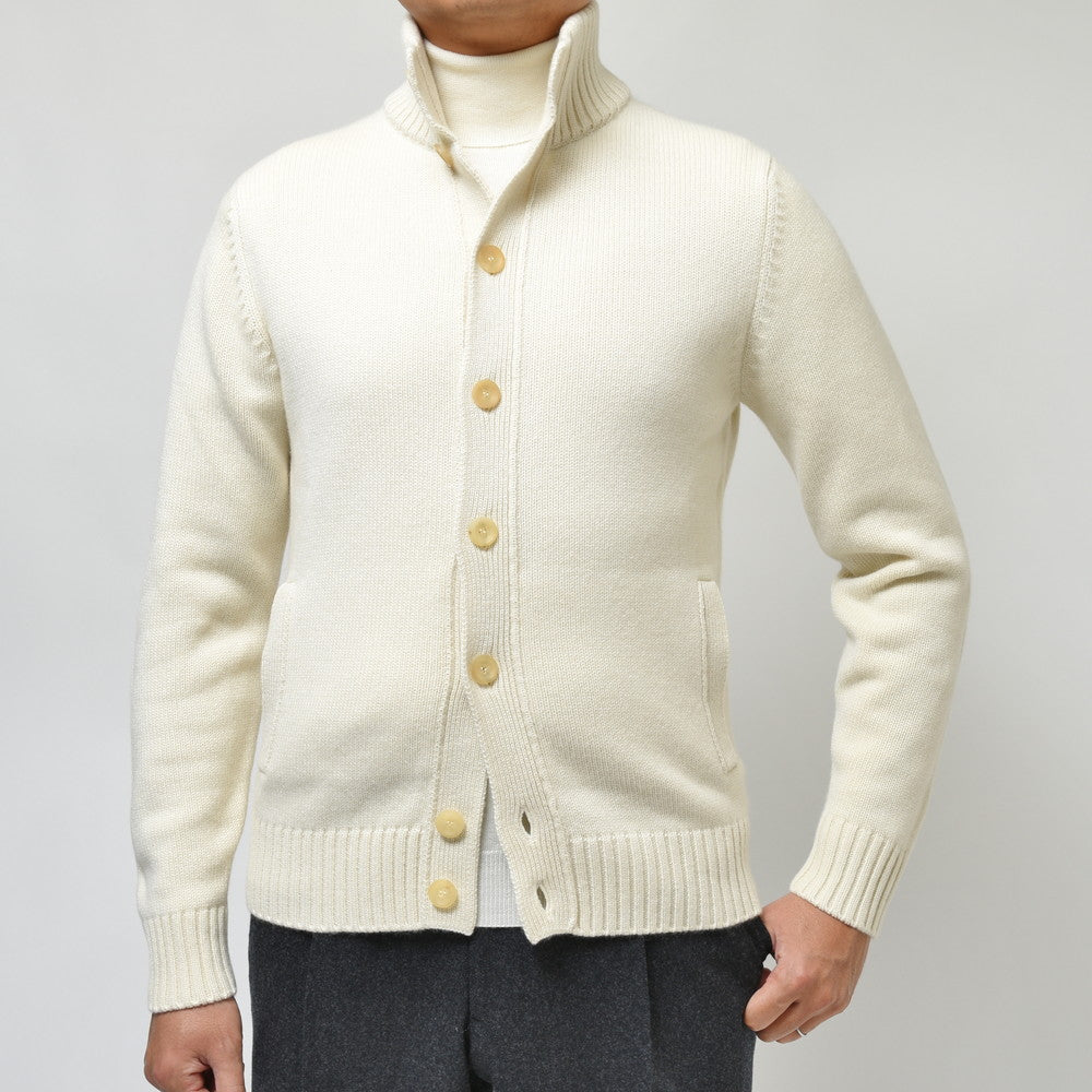 ZANONE（ザノーネ） 5ゲージカシミアスタンドカラーニットカーディガン CHIOTO SLIM FIT/812519/ZK117