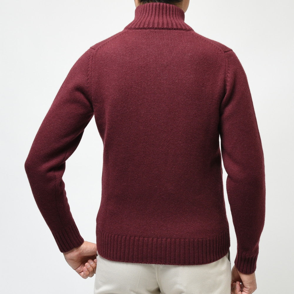 ZANONE（ザノーネ） 5ゲージカシミアスタンドカラーニットカーディガン CHIOTO SLIM FIT/812519/ZK117/472-85604(M)