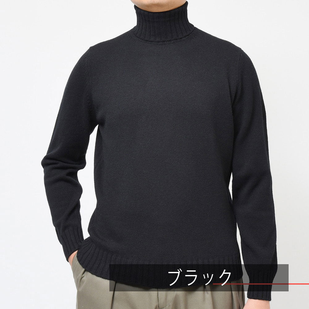 FILIPPO DE LAURENTIIS（フィリッポ デ ローレンティス） 7ゲージウールカシミアタートルネックニット DV3ML35