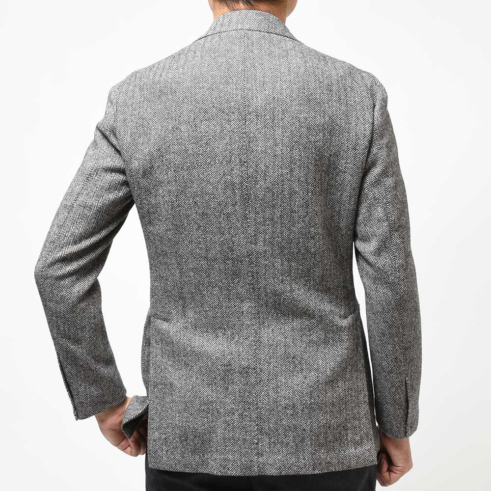 TITO ALLEGRETTO ティト アレグレット ウール ヘリンボーン シングル3Bジャケット