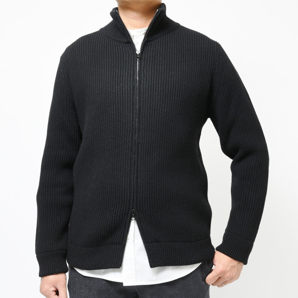 nomiamo（ノミアモ） ミドルゲージエコカシミアドライバーズニット BOMBER