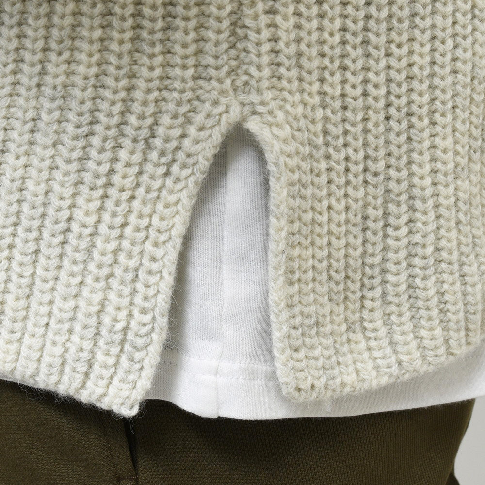 ma'ry'ya（マリア） アルパカウールリブボトルネックニット YLK022