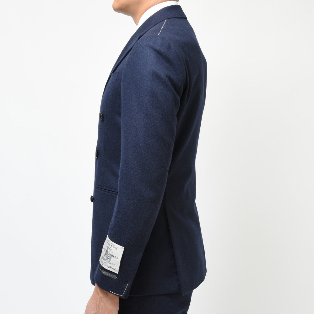 guji（グジ） ウールフランネル6B1プリーツダブルスーツ(MADE BY RING JACKET / FOX Brothersファブリック使用) 【秋/冬】