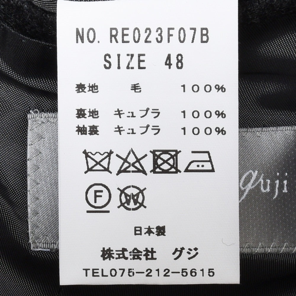guji（グジ） ウールフランネル6B1プリーツダブルスーツ(MADE BY RING JACKET / FOX Brothersファブリック使用) 【秋/冬】