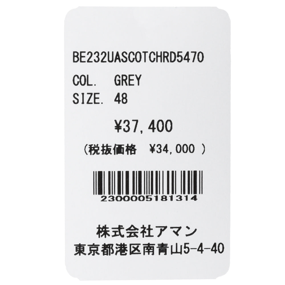 BERWICH（ベルウィッチ） SCOTCHスコッチ ウールサキソニー2インプリーツクロップドパンツ RD5470