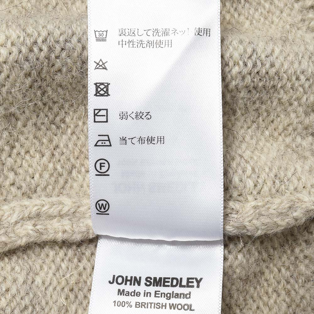 JOHN SMEDLEY ジョンスメドレー OBAN ブリティッシュウール 5ゲージ フェアアイル クルーネック ニット