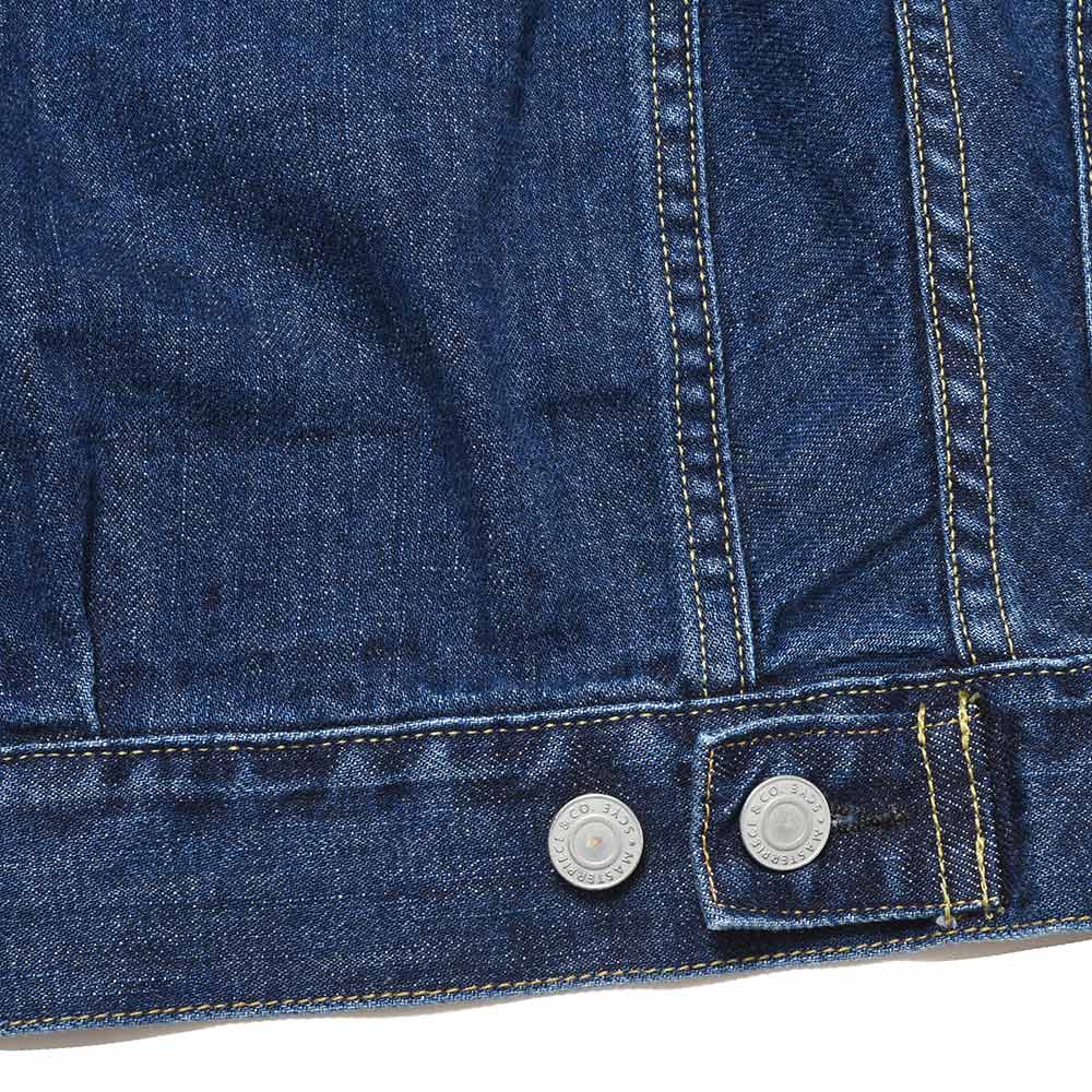 SCYE BASICS サイベーシックス セルビッジデニム ユーズドウォッシュ ピボットスリーブ 2ndタイプ Gジャン トラッカージャケット