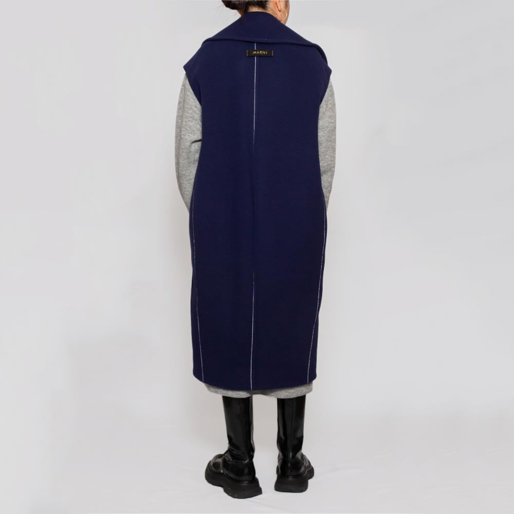 MARNI(マルニ)<BR>GLMA0079U0/UTW994 ウールフェルト ノースリーブコート