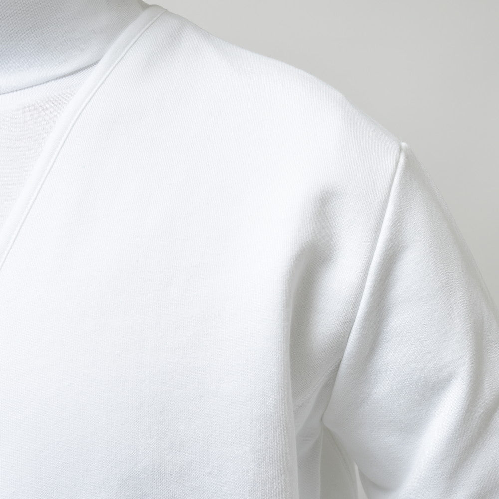 ELACIO（エラシオ） コットンスウェットカーディガン V-NK CARDIGAN