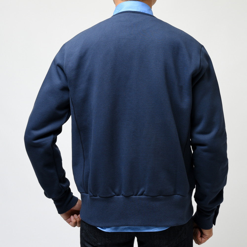 ELACIO（エラシオ） コットンスウェットカーディガン V-NK CARDIGAN