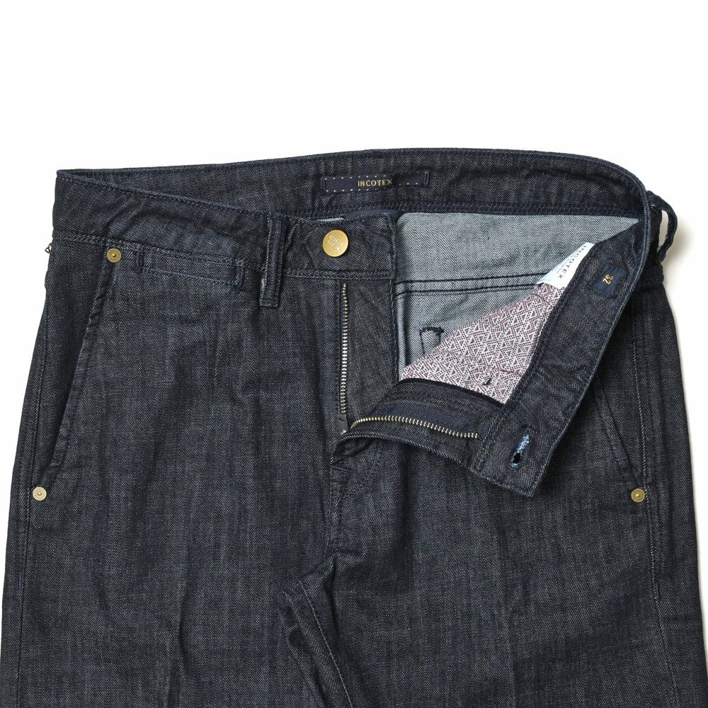 INCOTEX BLUE DIVISION（インコテックス ブルーディヴィジョン） Slim Fit ワンウォッシュスリムテーパードストレッチデニム(スラントポケット)407-81503