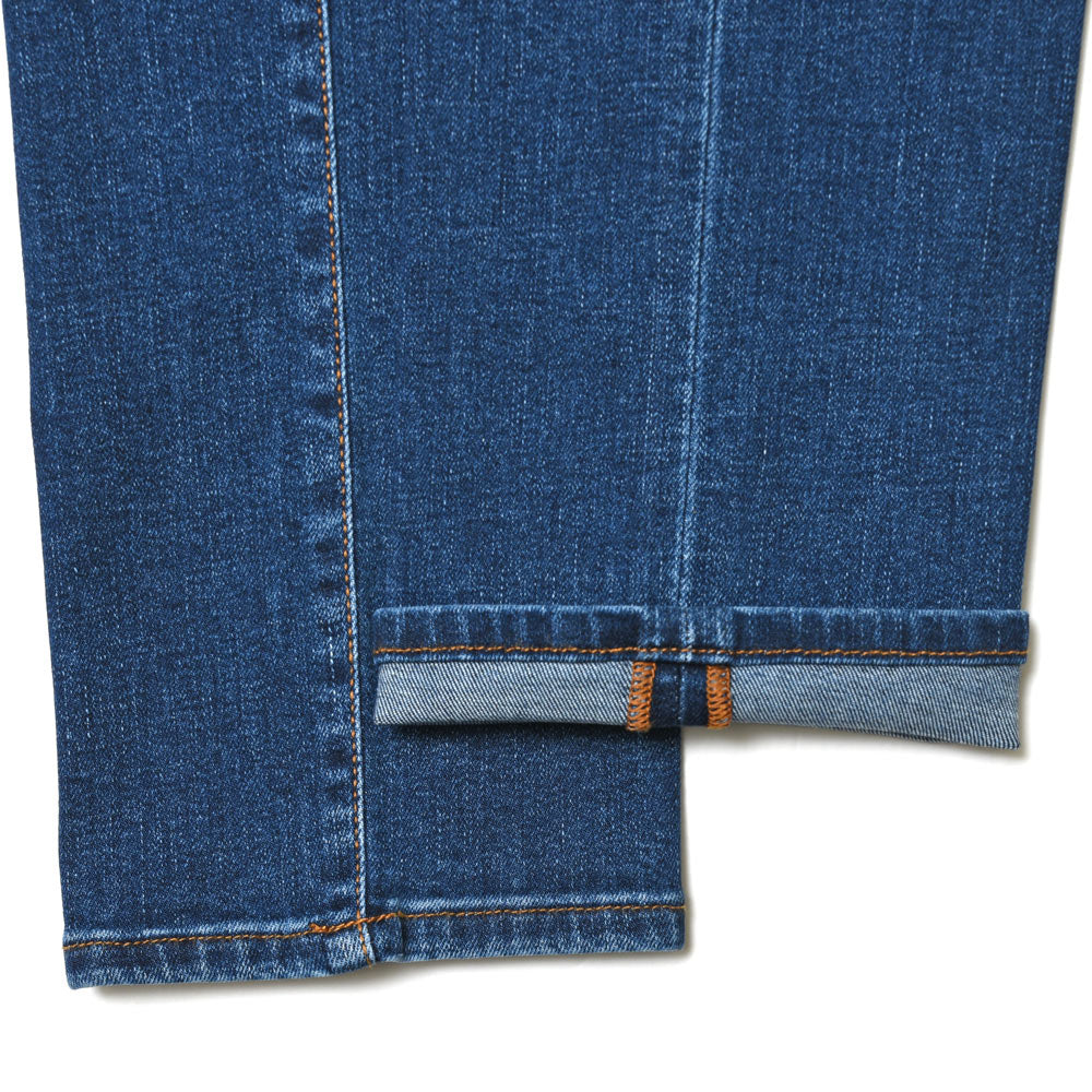 INCOTEX BLUE DIVISION（インコテックス ブルーディヴィジョン） Slim Fit ヴィンテージウォッシュスリムテーパードストレッチデニム 407-81573