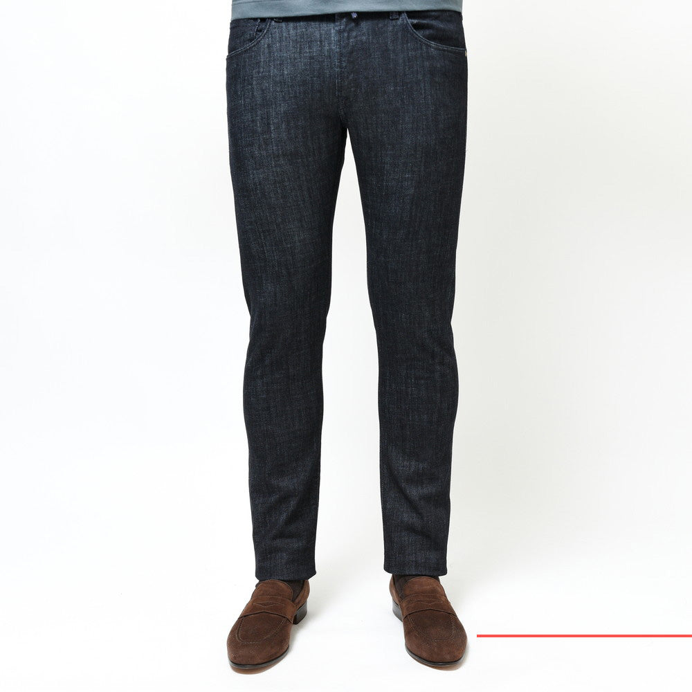 INCOTEX BLUE DIVISION（インコテックス ブルーディヴィジョン） Slim Fit ワンウォッシュスリムテーパードストレッチデニム 407-81575