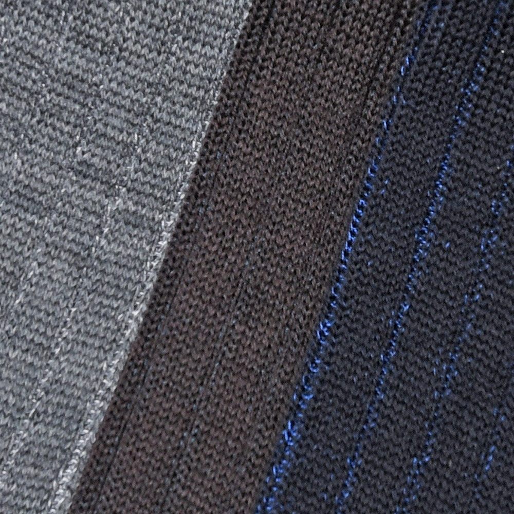 BRESCIANI（ブレッシアーニ） ウールコットンナイロンプレーティングリブドレスソックス MC138JQ0000