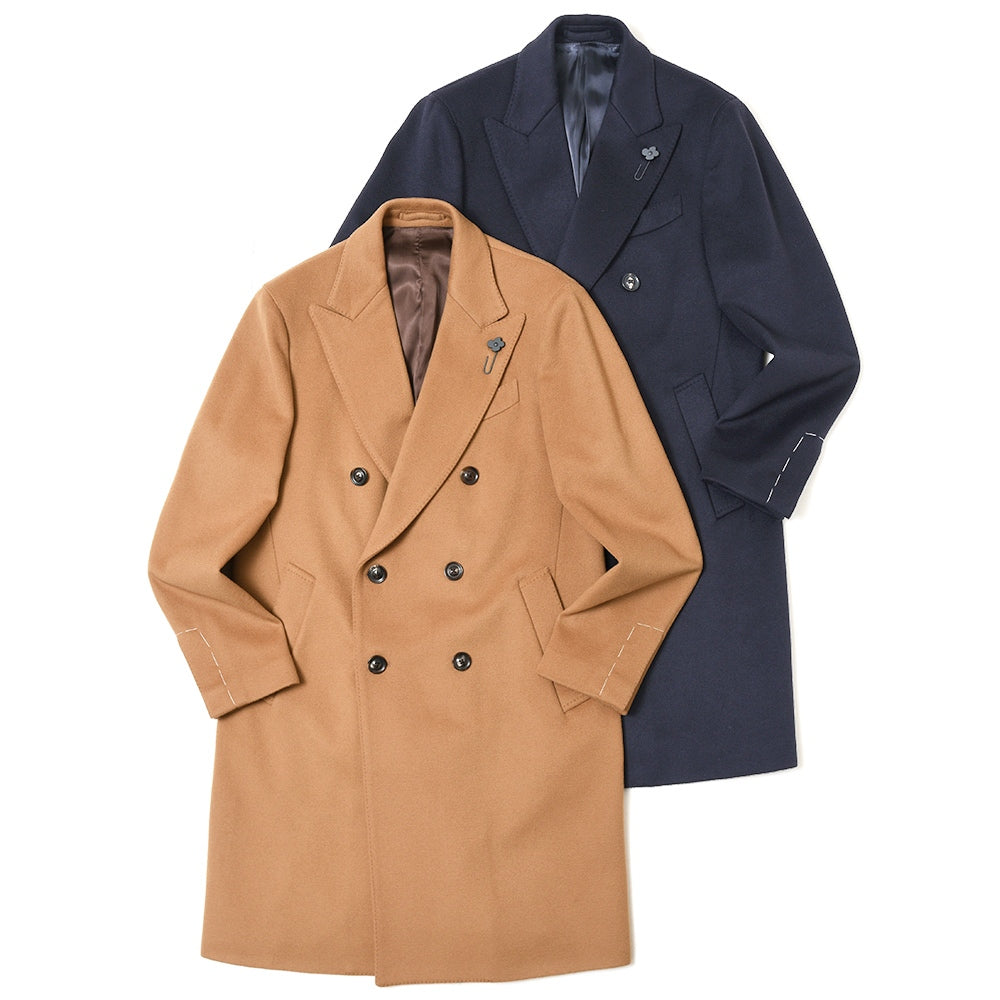LARDINI（ラルディーニ） SPECIALスペシャル ウールフランネルダブルブレストチェスターフィールドコート JY23218Q/ITC61603