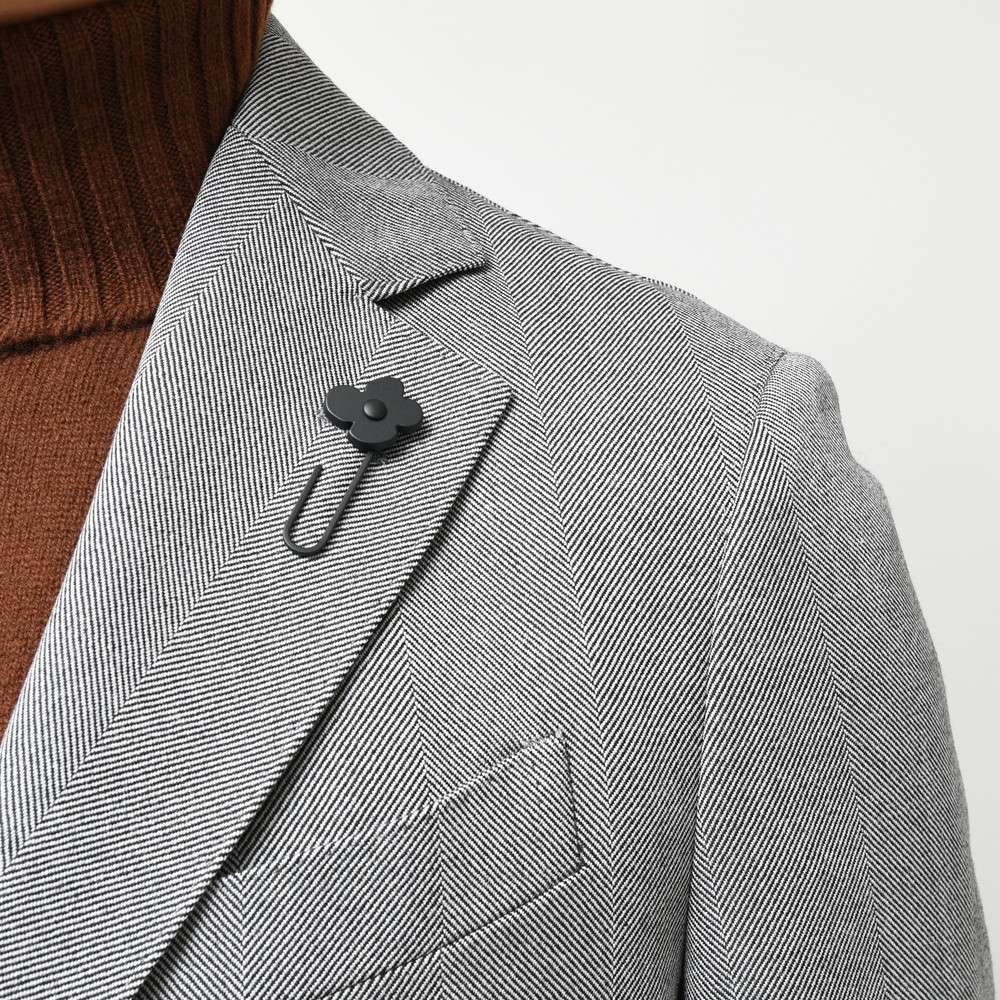LARDINI（ラルディーニ） SPECIALウールヘリンボーンチェスターフィールドコート JY23636Q/ITC61607