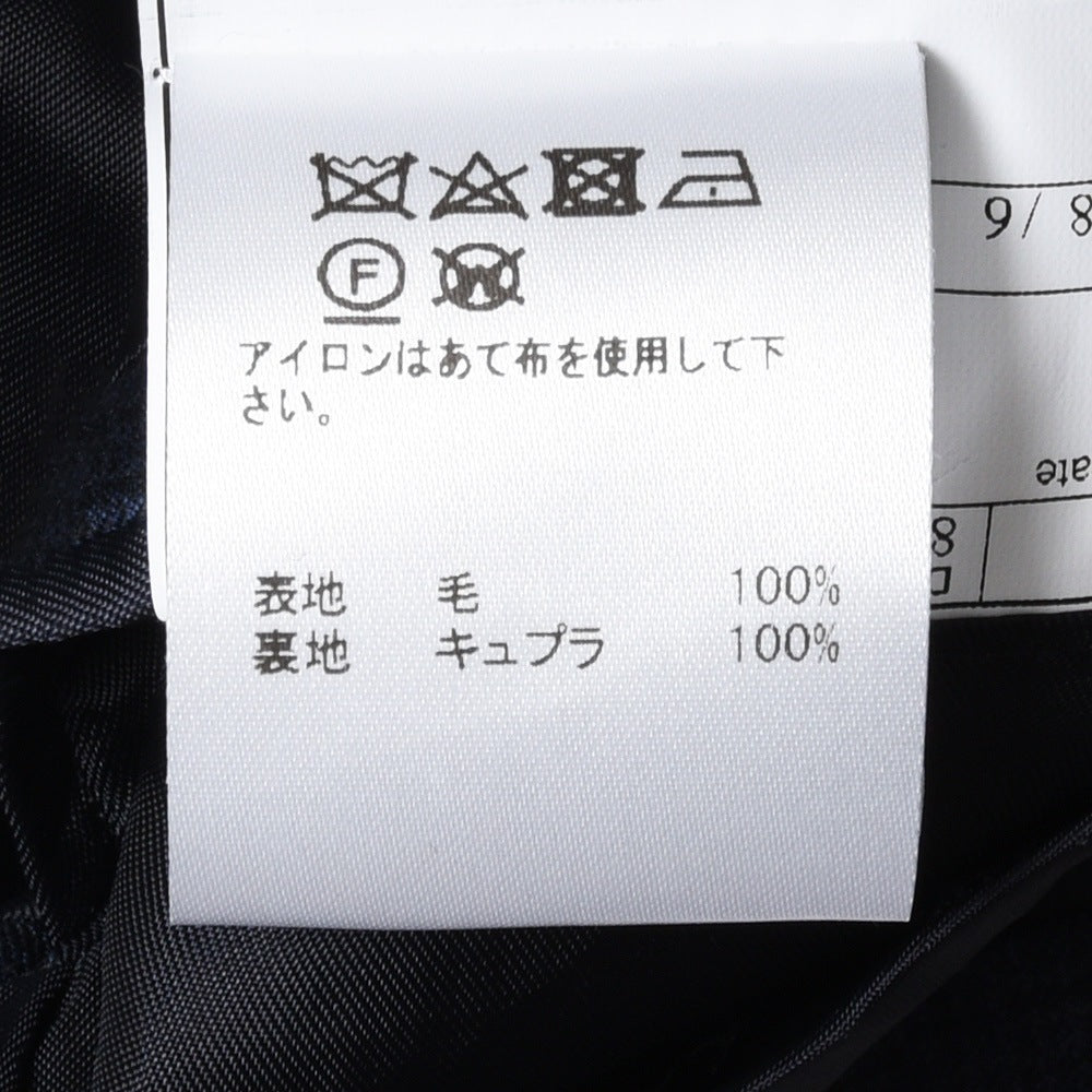Belvest（ベルベスト） SUPER130's ウールオーバーチェック6B1プリーツダブルスーツ A310S-1127