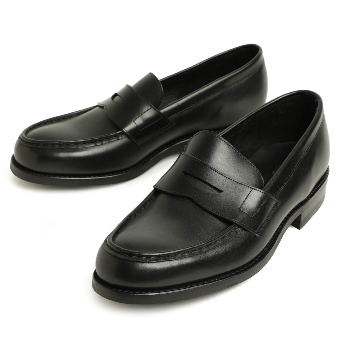 Lloyd Footwear ロイドフットウェア Uチップ コインローファー ダイナイトソール 4855 EW10 BLACK/ブラック