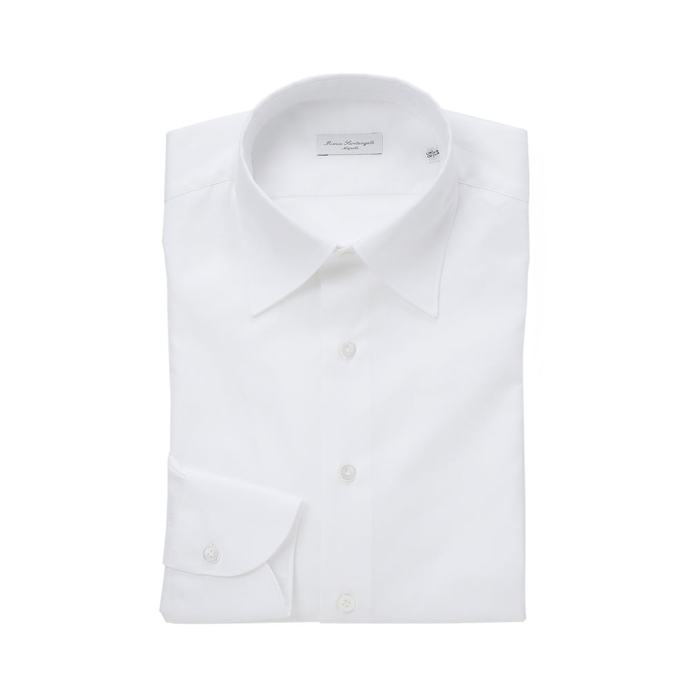 マリア・サンタンジェロ / ナチュラル ストレッチ コットン ツイル レギュラーカラー シャツ/MATTEO/SLIM FIT/F3405172