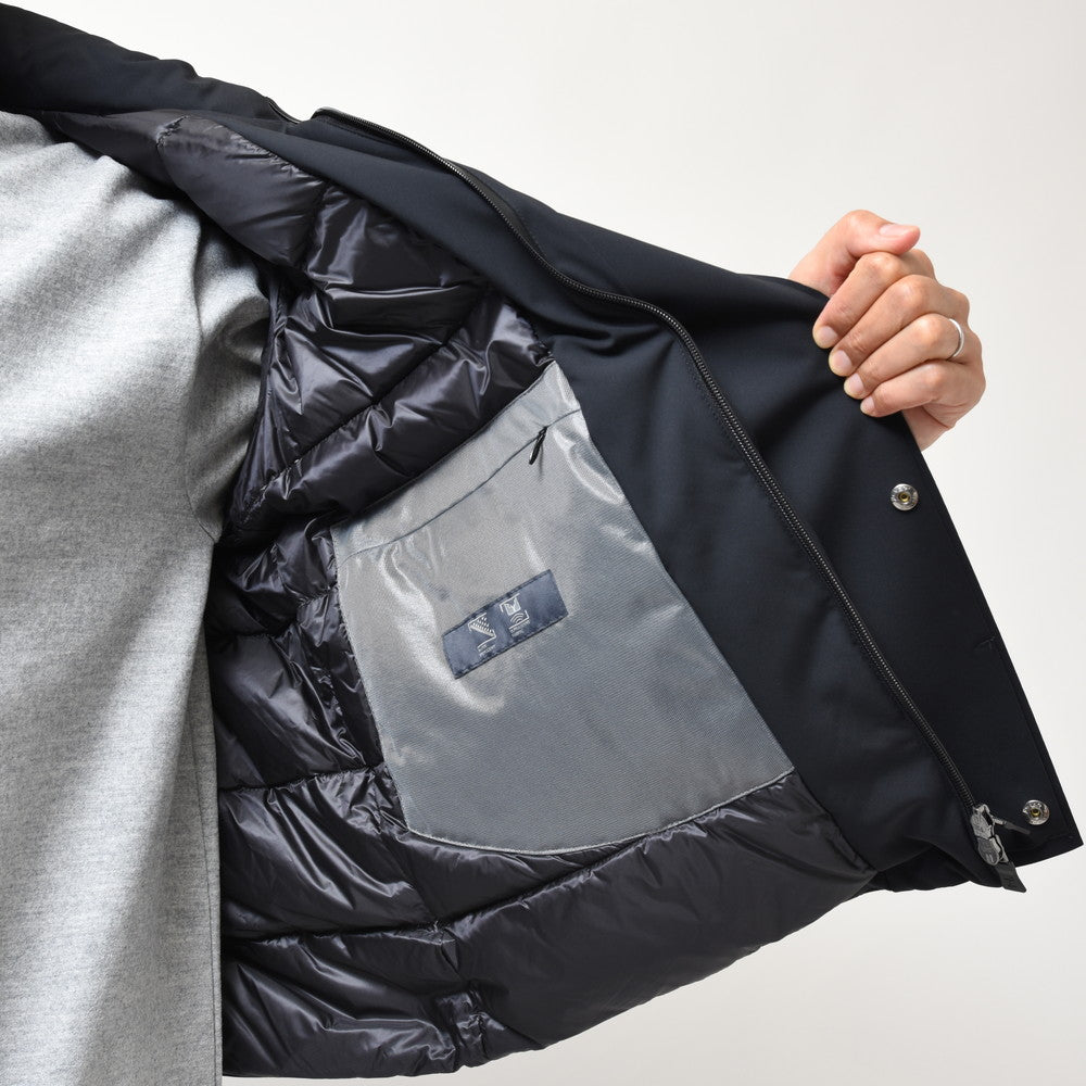 HERNO（ヘルノ） Laminarラミナー ウォーターレペレントストレッチナイロンスタンドカラーダウンブルゾン PI00327UL-12301S