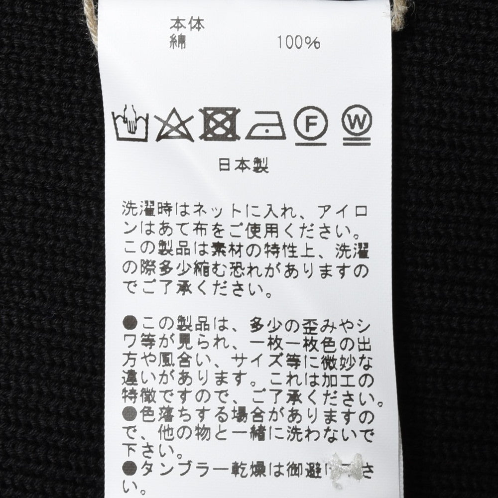 V::loom（ヴイルーム） コットンワッフルリブヘンリーネックニットソー 206-65410
