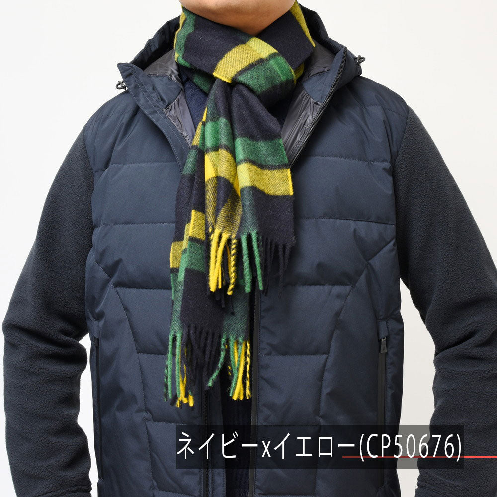 Joshua Ellis（ジョシュア エリス） カシミアタータンチェックマフラー TARTANS