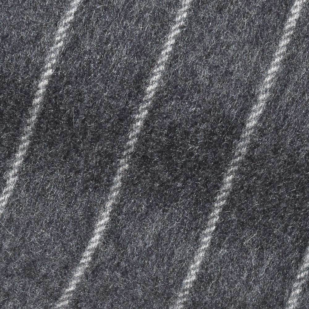 Joshua Ellis（ジョシュア エリス） カシミアチョークストライプマフラー CHALK STRIPE