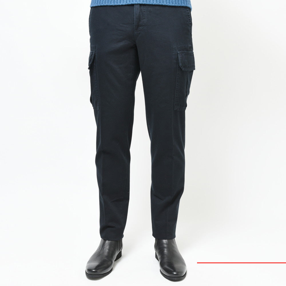INCOTEX SLACKS（インコテックス スラックス） TAPERED FIT ストーンウォッシュコットンギャバジンテーパードカーゴパンツ 470-81532(M)