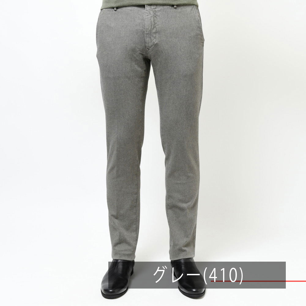 INCOTEX SLACKS（インコテックス スラックス） SLIM FIT ガーメントダイマイクロストラクチャーストレッチコットンテーパードパンツ 470-81591(M)