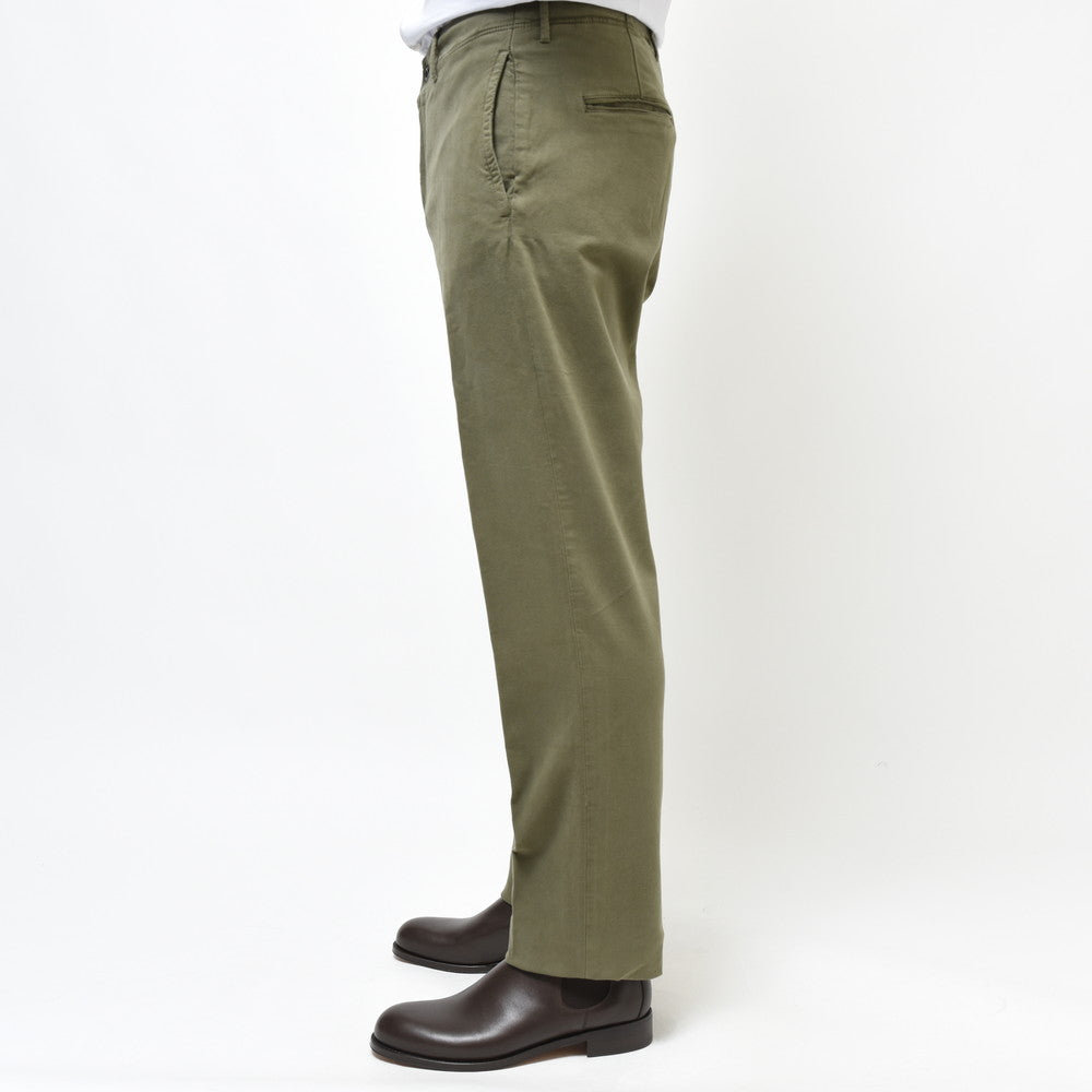 INCOTEX SLACKS（インコテックス スラックス） TAPERED FIT ガーメントダイストレッチコットンサテンテーパードパンツ 470-81528(M)