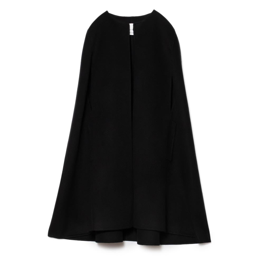 manzoni24(マンゾーニ)<BR>23M429/DB1 ウールカシミア ノーカラーコート